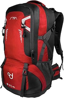 OcioDual Sac a Dos Randonnee 60L, Sac Randonnée, Voyage Imperméable Léger, Sac de Voyage Cabine Pliable, Sac a Dos Homme Montagne Trekking, Kit Survie Guerre