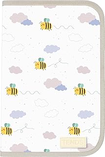 TENDS Protege carnet de sante bebe avec Porte document - Housse pratique pour garder en sécurité documents essentiels- Idéal pour certificats médicaux vaccinations- Cadeau pour nouveaux parents