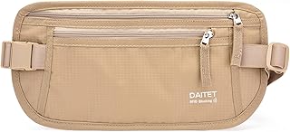 Day Tip Porte-Passeport sécurisé caché avec Blocage RFID, Sac de Voyage sous-Couverture, Beige